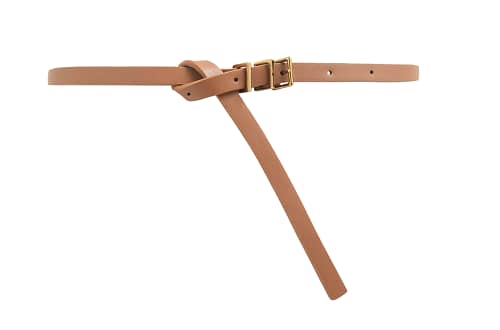 Knot leather Belt